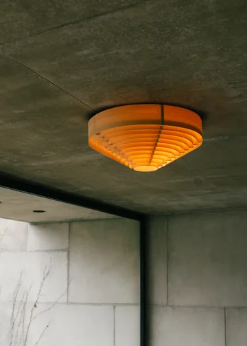 1005 Hans Ceiling Light πλαφονιέρα - Ματ λαδωμένο κερωμένο πεύκο, Ø55 εκ. - Vaarnii