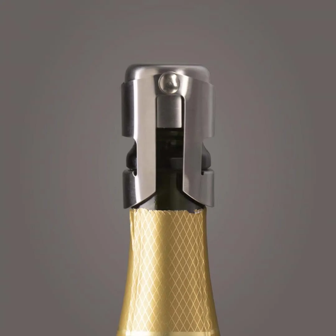 Vacuvin champagne stopper πώμα κρασιού, Ανοξείδωτο ατσάλι Vacuvin