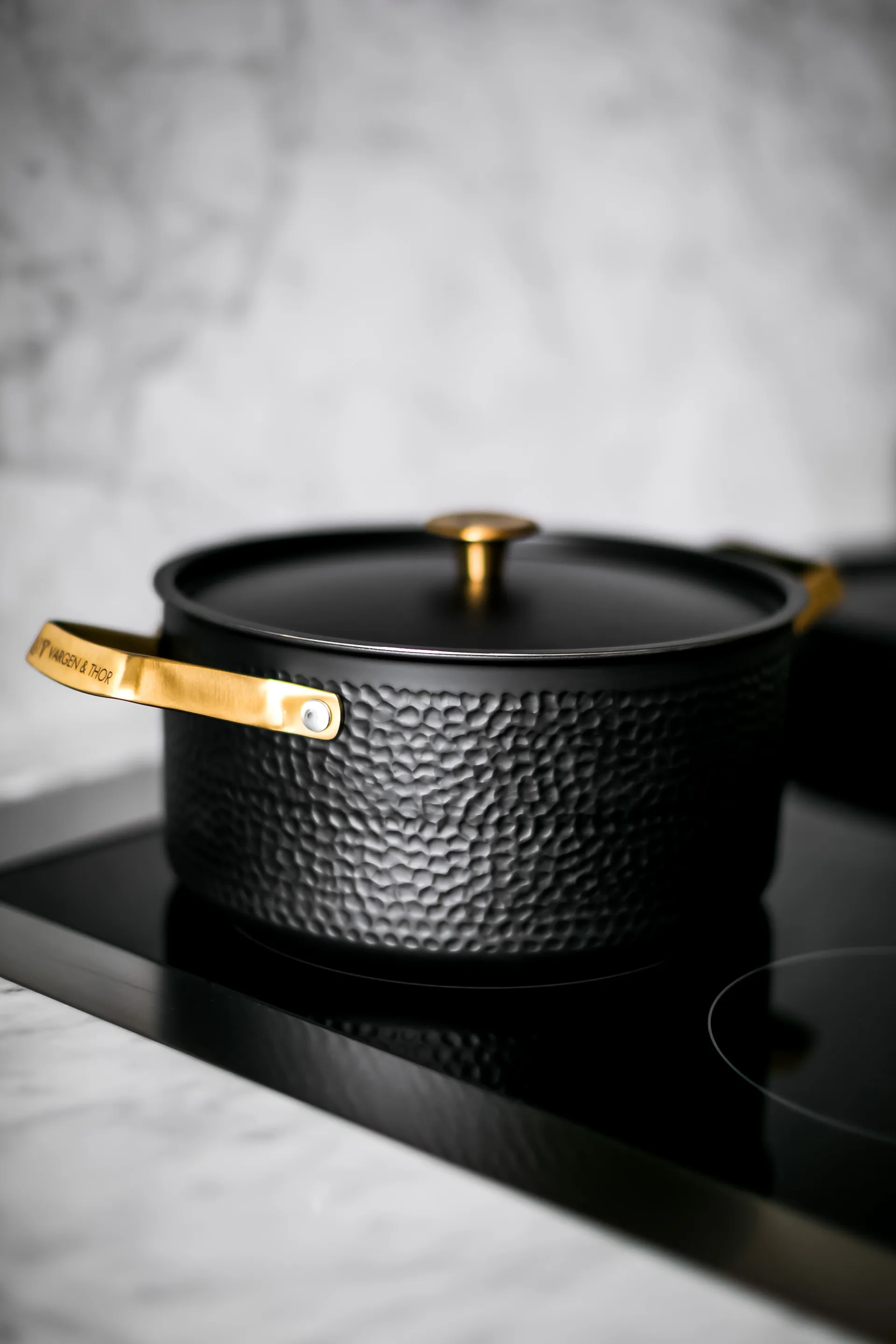 Arvet σφυρήλατη κατσαρόλα με καπάκι, Mio. 4 L Vargen & Thor