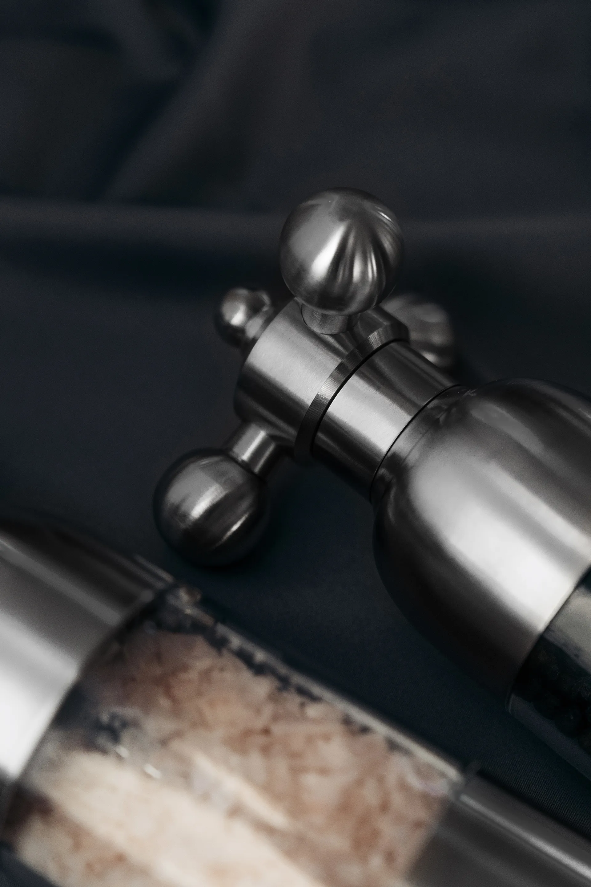 Axia μύλοι αλατιού και πιπεριού σετ, Βουρτσισμένο ατσάλι Vargen & Thor