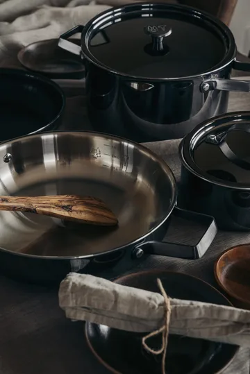 Επαγγελματικό σετ κατσαρολών, Blacksteel - συσκευασία 4 τεμαχίων - Vargen & Thor