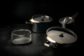 Επαγγελματικό σετ κατσαρολών, Blacksteel - συσκευασία 4 τεμαχίων - Vargen & Thor