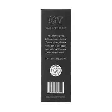 Frost μεζούρα καφέ με κλιπ - Ασήμι, 20 ml - Vargen & Thor