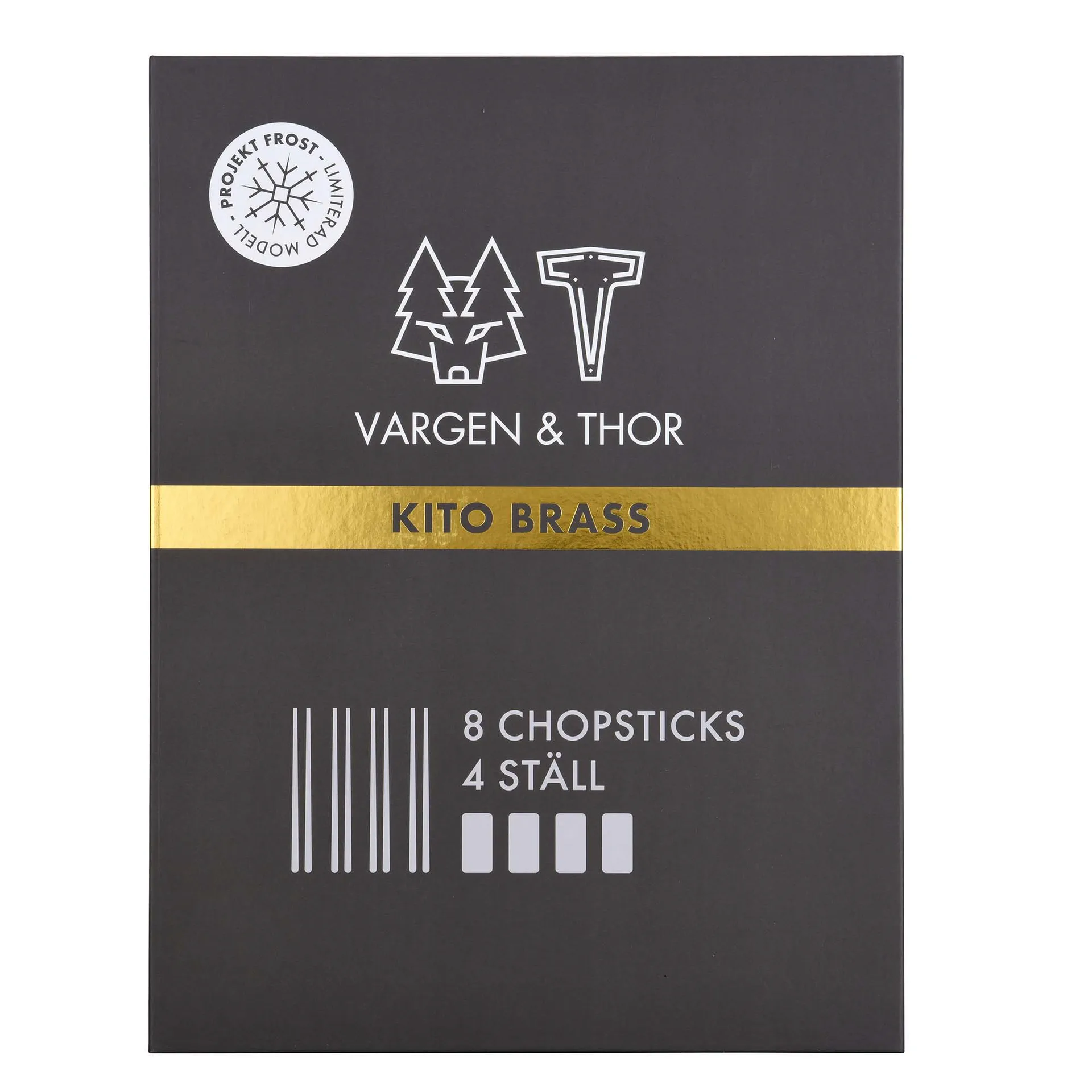 Kito Chopsticks Συσκευασία 4 τεμαχίων , ορείχαλκος Vargen & Thor