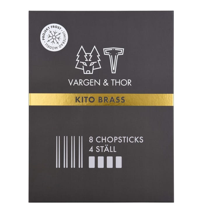 Kito Chopsticks Συσκευασία 4 τεμαχίων  - ορείχαλκος - Vargen & Thor