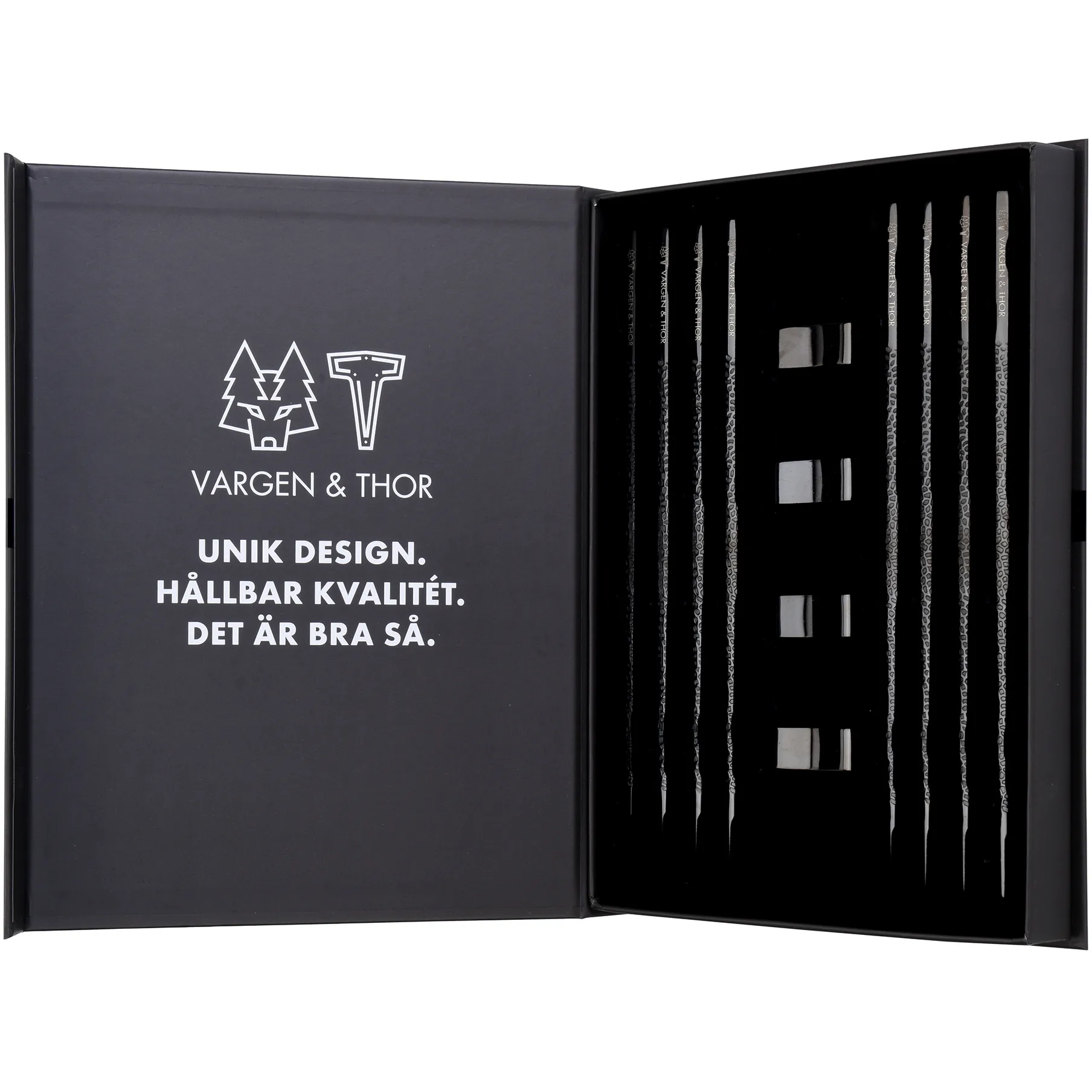 Kito Chopsticks Συσκευασία 4 τεμαχίων , Μαύρο Vargen & Thor