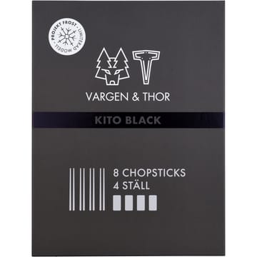 Kito Chopsticks Συσκευασία 4 τεμαχίων  - Μαύρο - Vargen & Thor