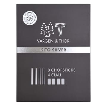 Kito Chopsticks Συσκευασία 4 τεμαχίων  - Ασημί - Vargen & Thor