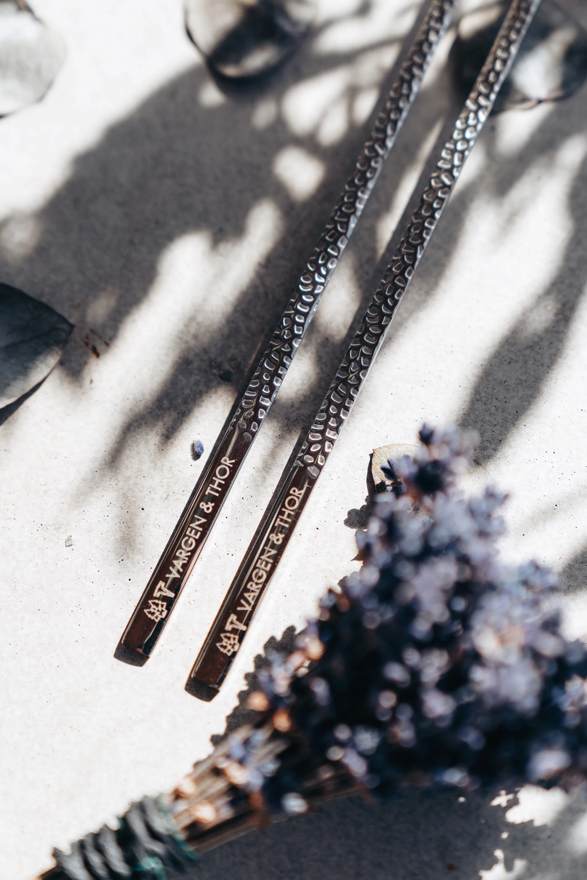 Kito Chopsticks Συσκευασία 4 τεμαχίων , Ασημί Vargen & Thor