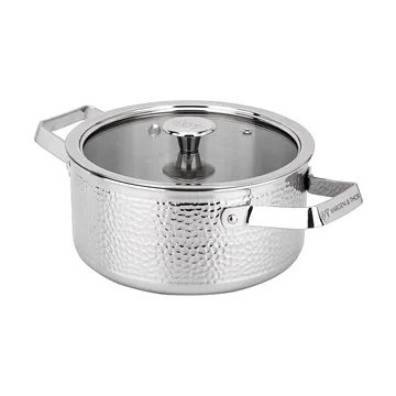 Kroma Bark κατσαρόλα - Γυαλισμένο ατσάλι, 2,8 l - Vargen & Thor