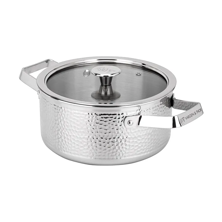Kroma Bark κατσαρόλα - Γυαλισμένο ατσάλι, 2,8 l - Vargen & Thor