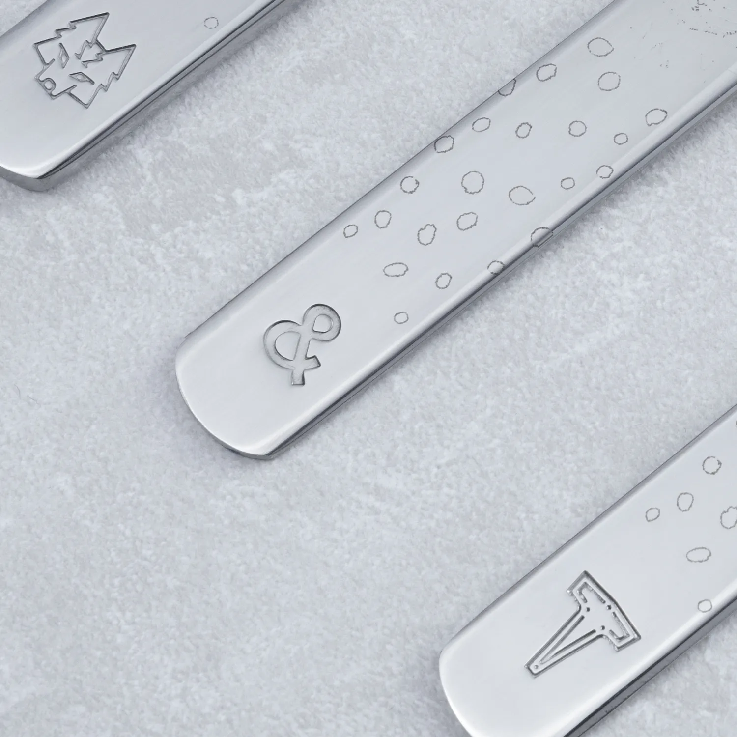 Παιδικά μαχαιροπήρουνα Lupo Pippi 9 τεμαχίων, Ασήμι Vargen & Thor