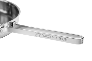 Μοντέλο M1 σφυρήλατο τηγάνι σοτέ Ø28 cm - Chrome with lid - Vargen & Thor