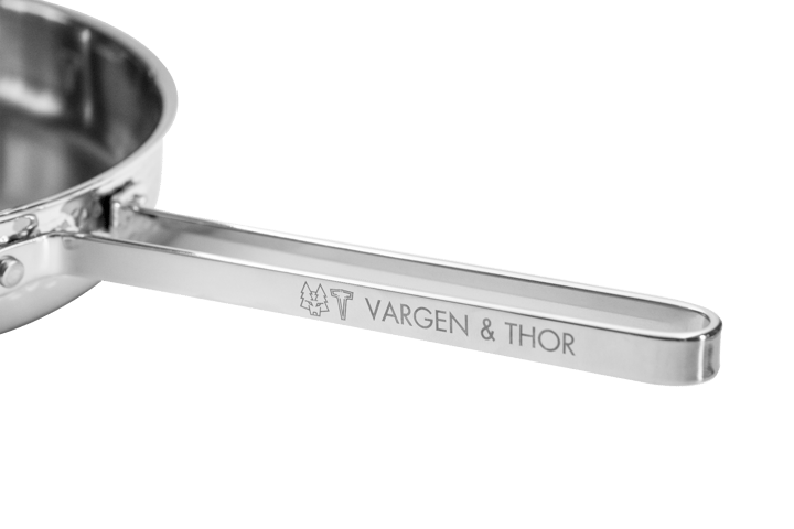 Μοντέλο M1 σφυρήλατο τηγάνι σοτέ Ø28 cm - Chrome with lid - Vargen & Thor