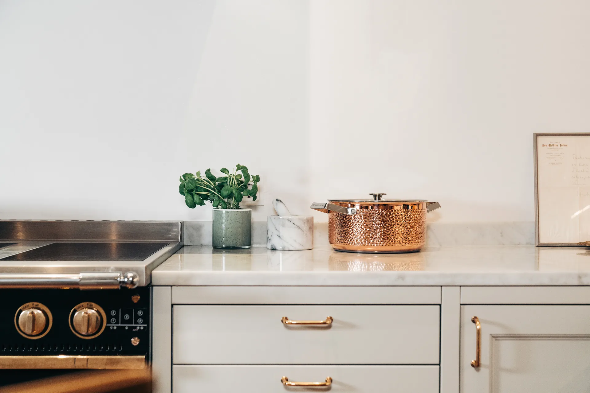 Mjölner hammered χάλκινη κατσαρόλα με καπάκι, Miranda. 4 L Vargen & Thor