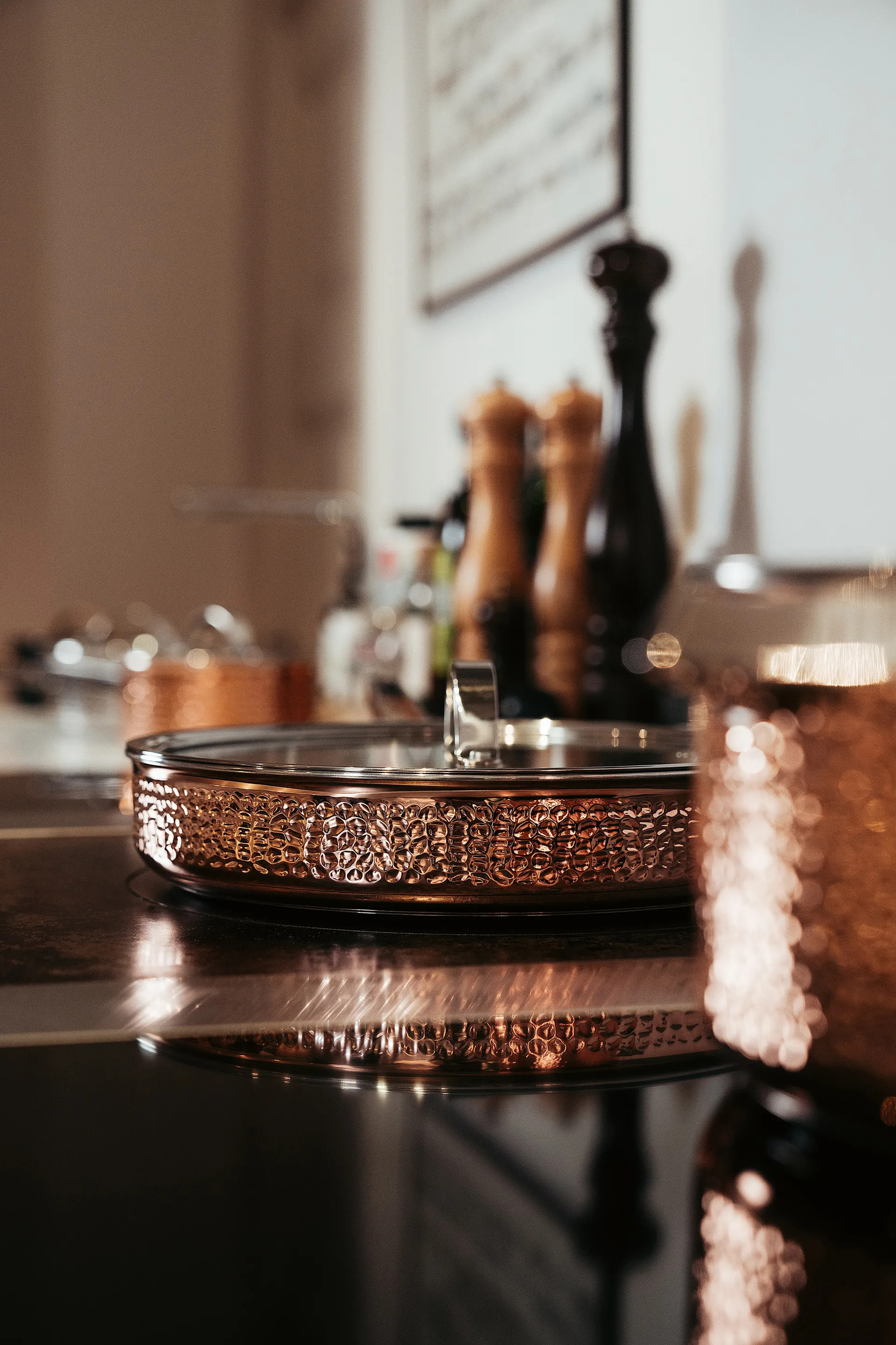 Mjölner hammered κατσαρολάκι με καπάκι, Modell Y2 Vargen & Thor