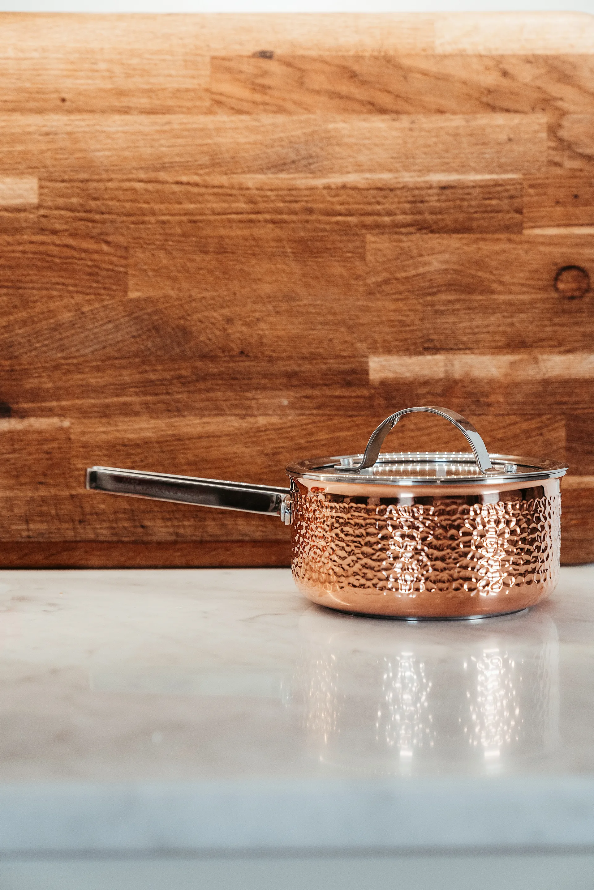 Mjölner hammered χάλκινο κατσαρολάκι με καπάκι, Vera. 1,6 L Vargen & Thor