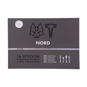 Μαχαιροπίρουνα, Nord, 16 τεμάχια - Πολωμένο ασήμι - Vargen & Thor