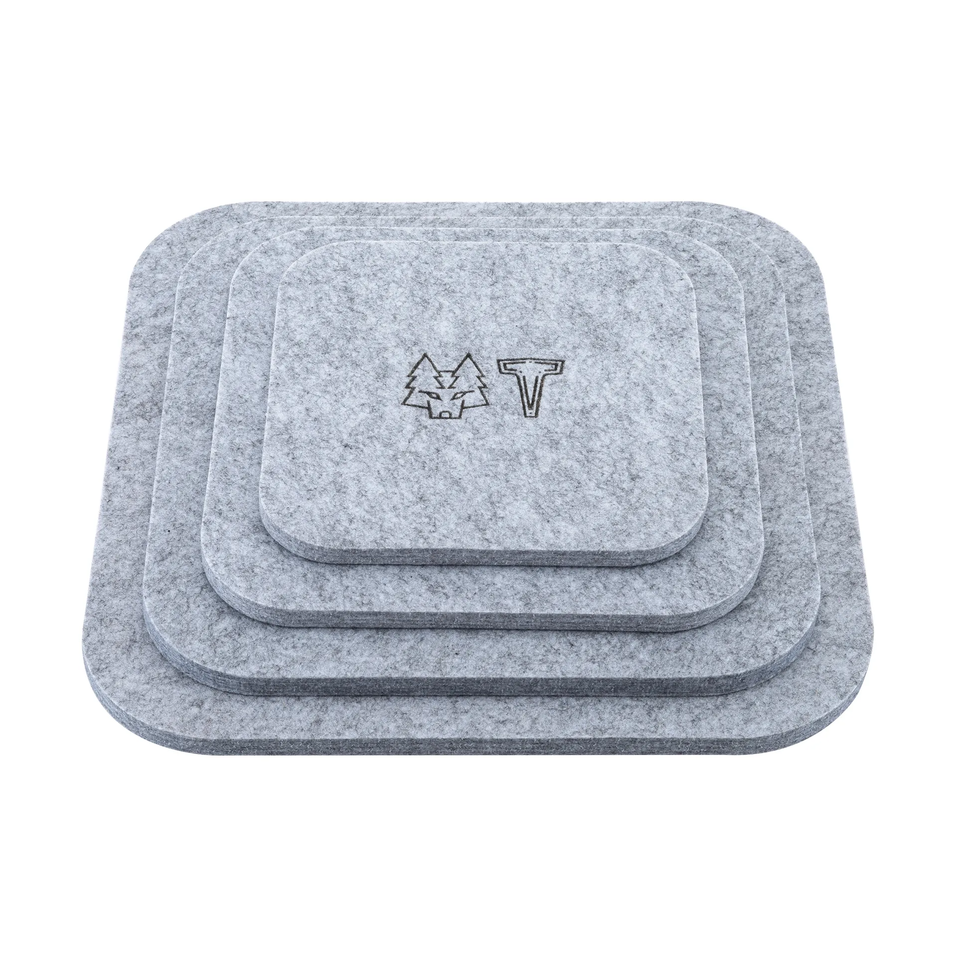 ULT σουβέρ για κατσαρόλες 4-τεμαχία, Ash grey Vargen & Thor