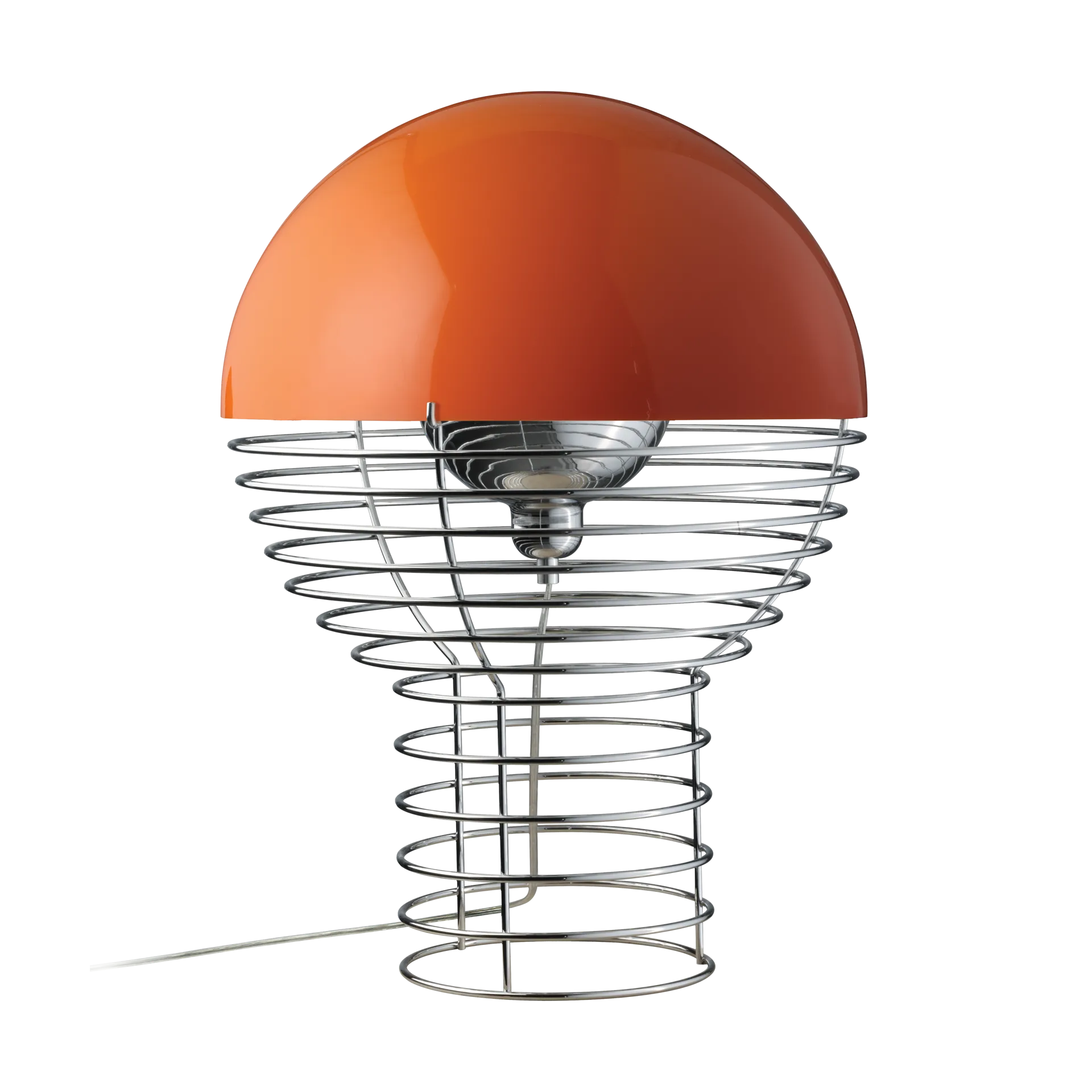 Μεταλλικό επιτραπέζιο φωτιστικό Ø40 cm, Chrome-orange Verpan