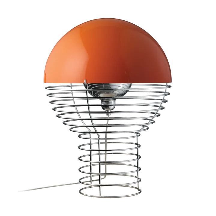 Μεταλλικό επιτραπέζιο φωτιστικό Ø40 cm - Chrome-orange - Verpan