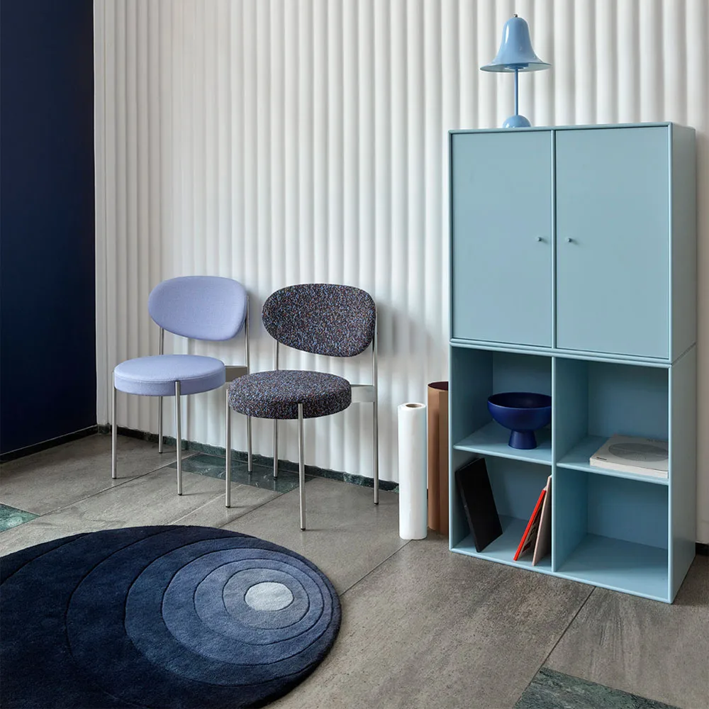 Στρογγυλό χαλί, Luna, Σκούρα άμμος, 120 εκ Verpan