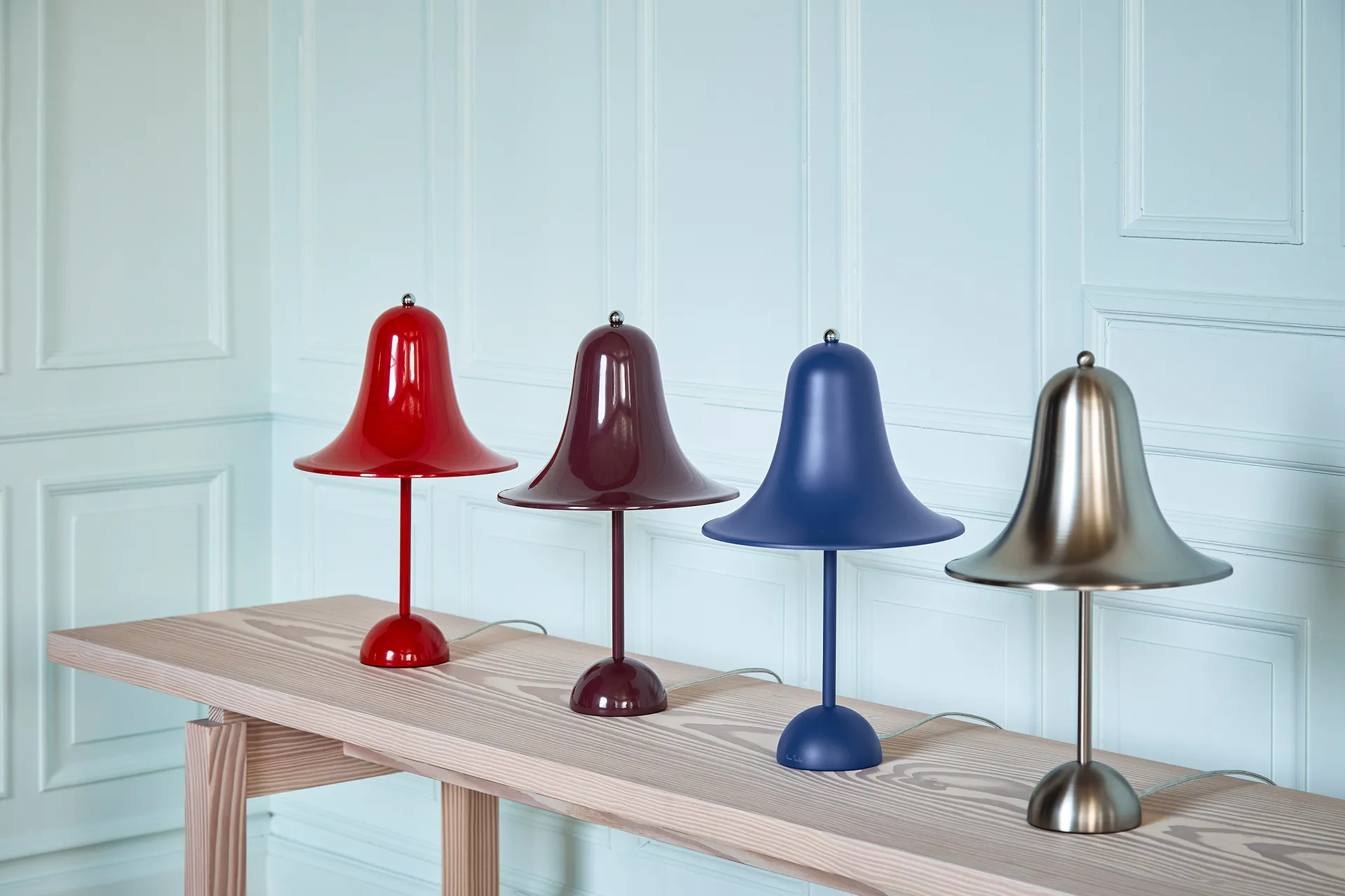 Pantop επιτραπέζιο φωτιστικό Ø 23 cm, Ματ μεταλλικό Verpan