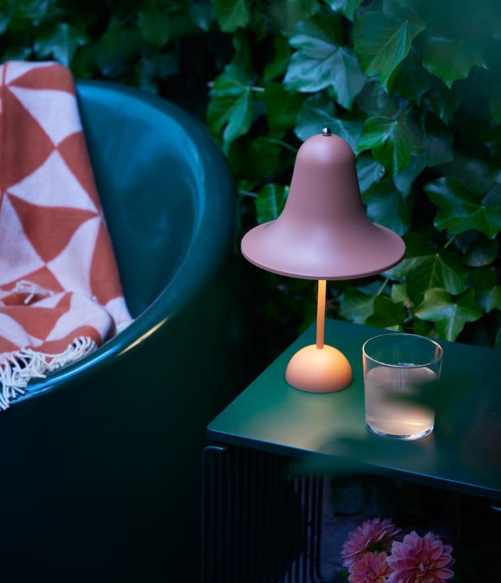 Pantop φορητό επιτραπέζιο φωτιστικό 30 cm, Matt terracotta Verpan