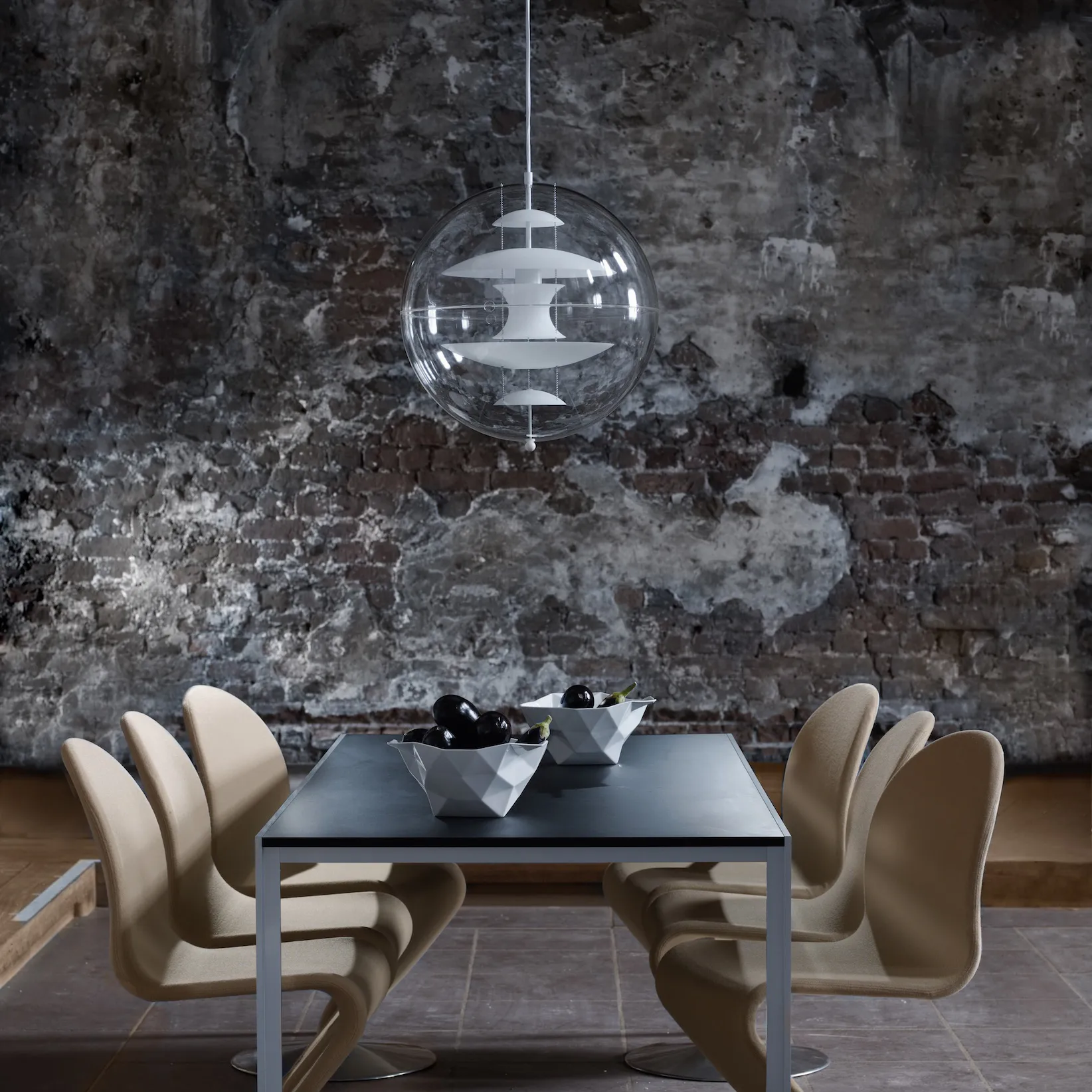 VP Globe γυάλινο Κρεμαστά φωτιστικά, Ø 50 cm Verpan