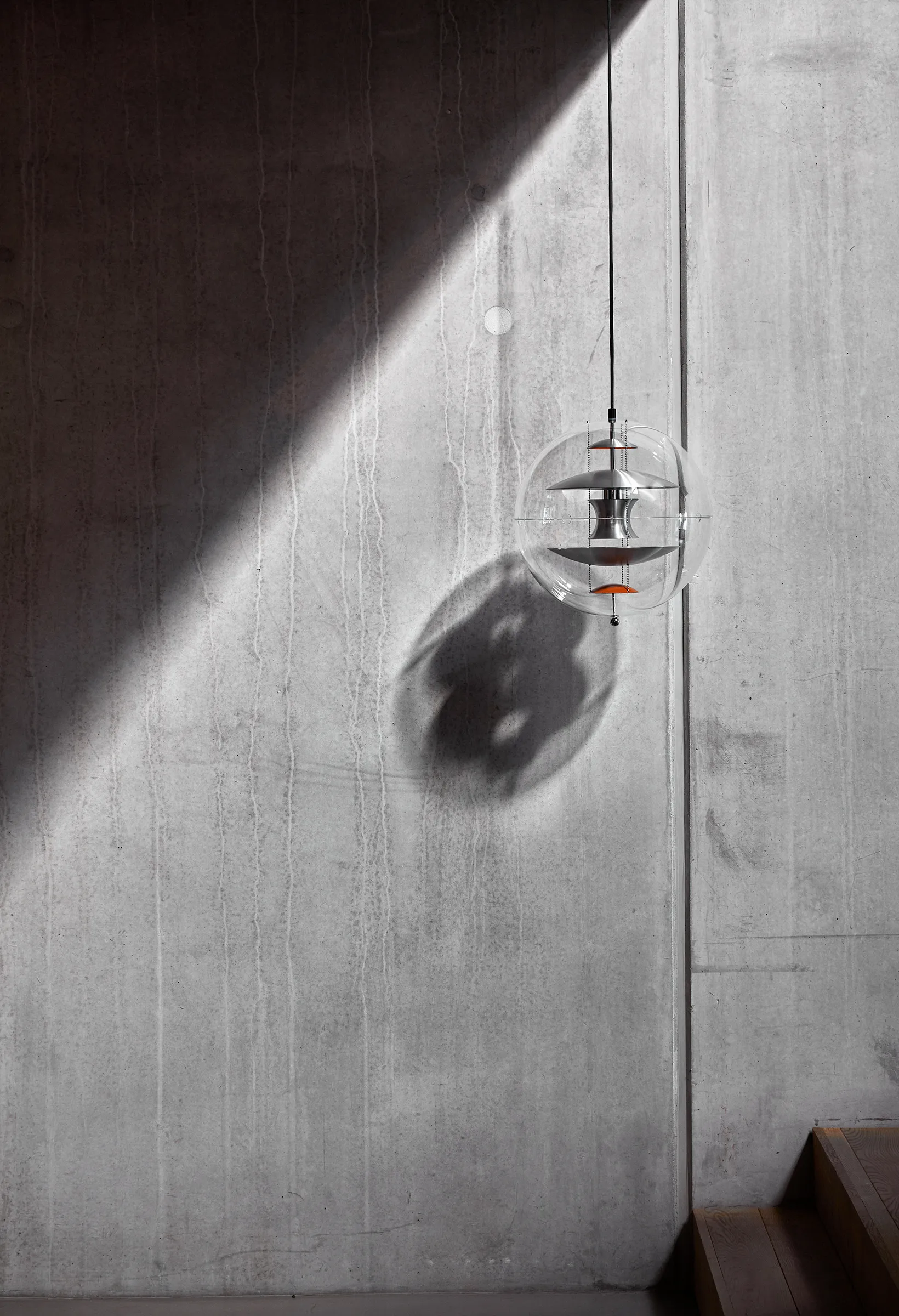 VP Globe Brushed Alu ceiling Λάμπες, Ø 40 cm Verpan