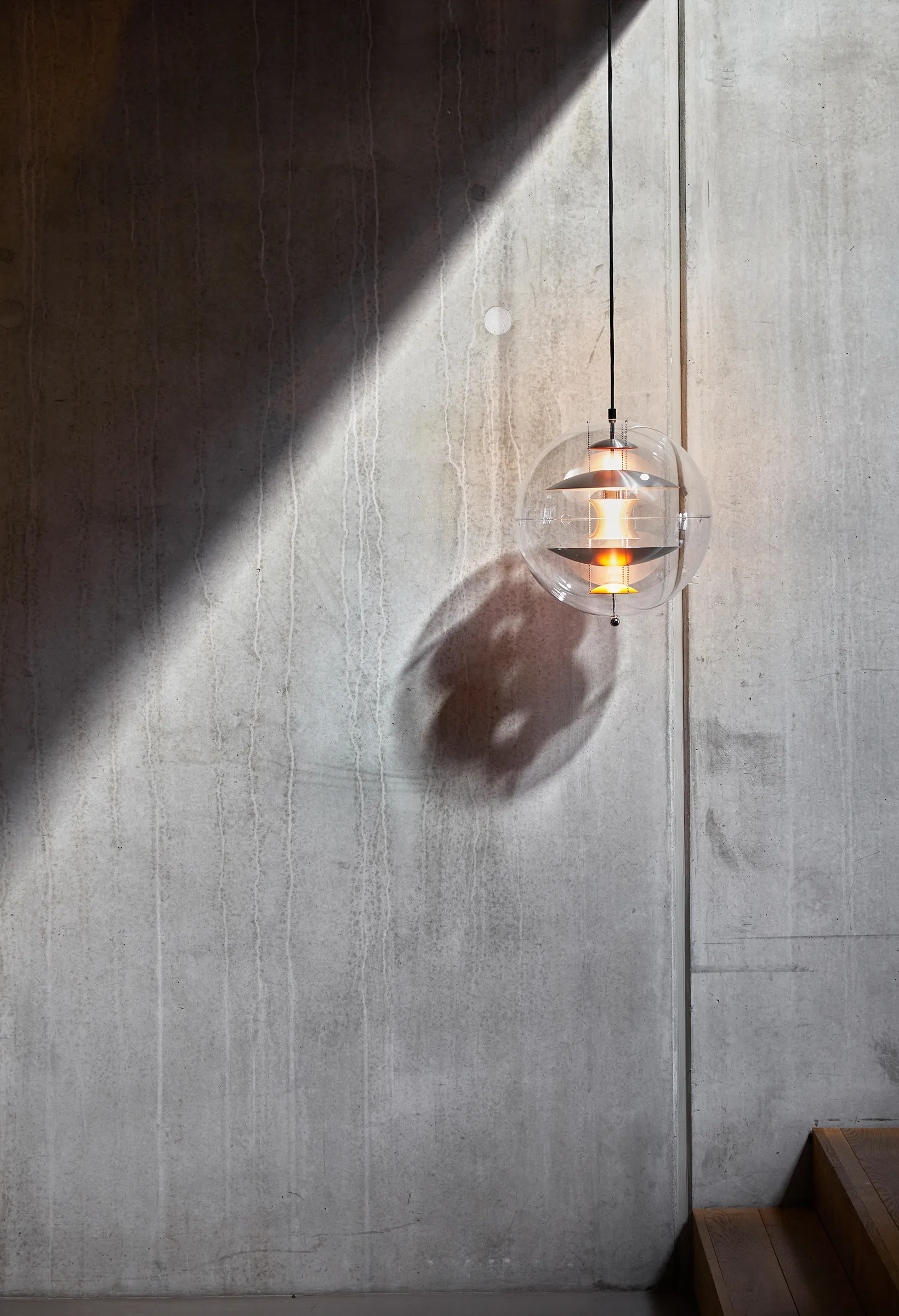 VP Globe Brushed Alu ceiling Λάμπες, Ø 40 cm Verpan