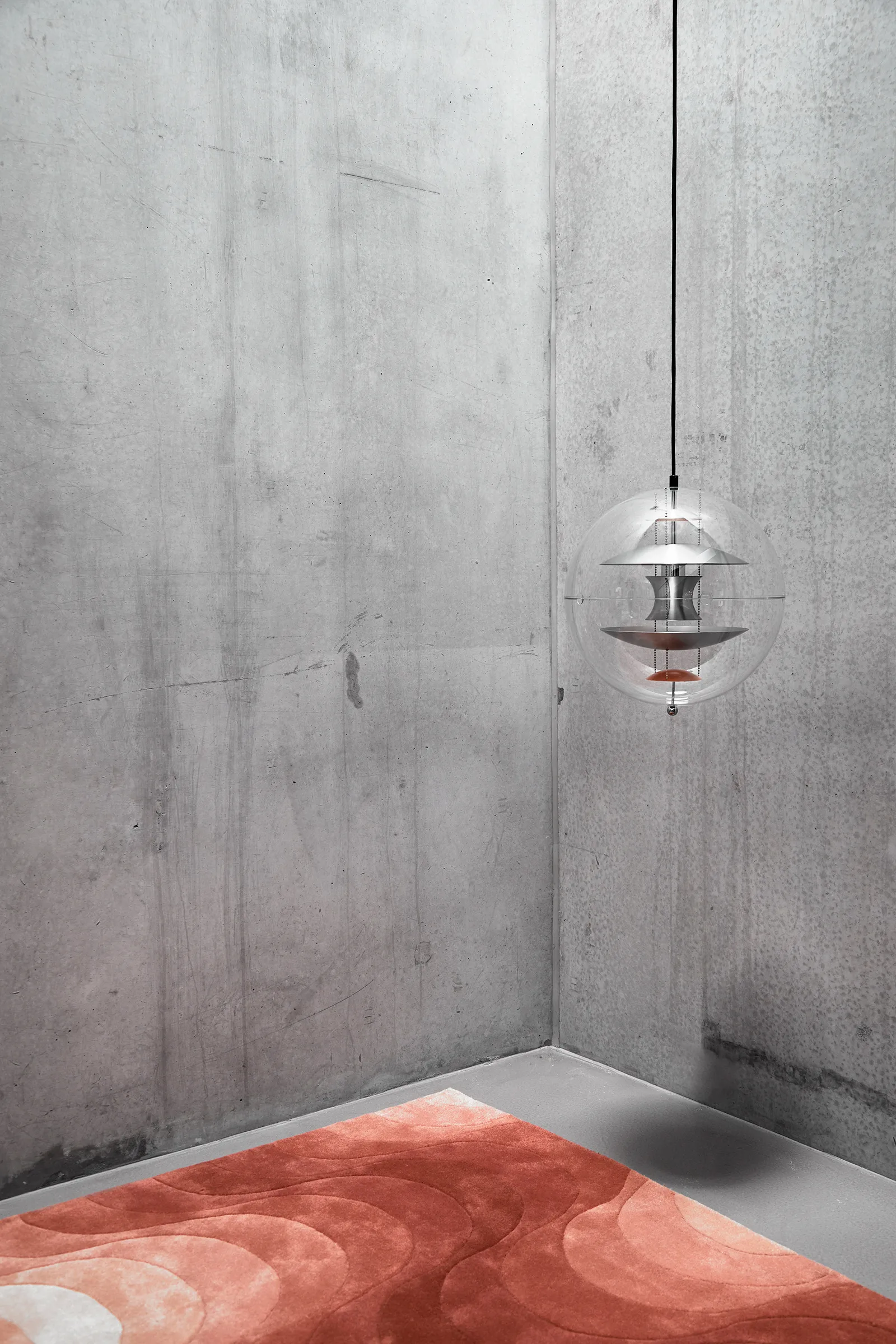 VP Globe Brushed Alu ceiling Λάμπες, Ø 40 cm Verpan