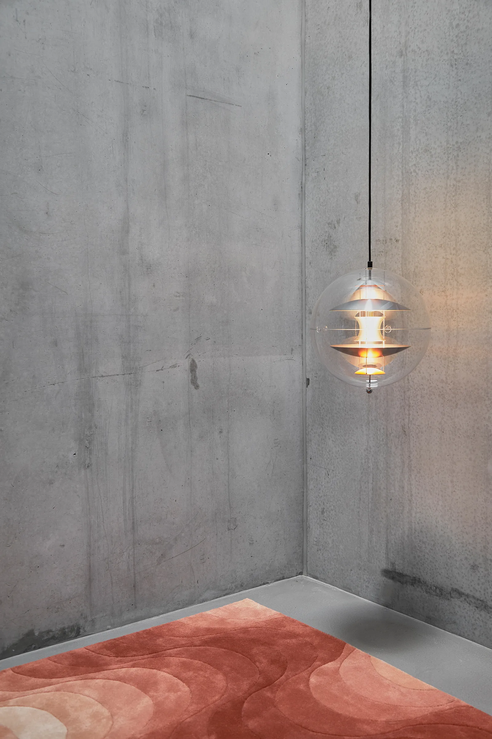 VP Globe Brushed Alu ceiling Λάμπες, Ø 40 cm Verpan