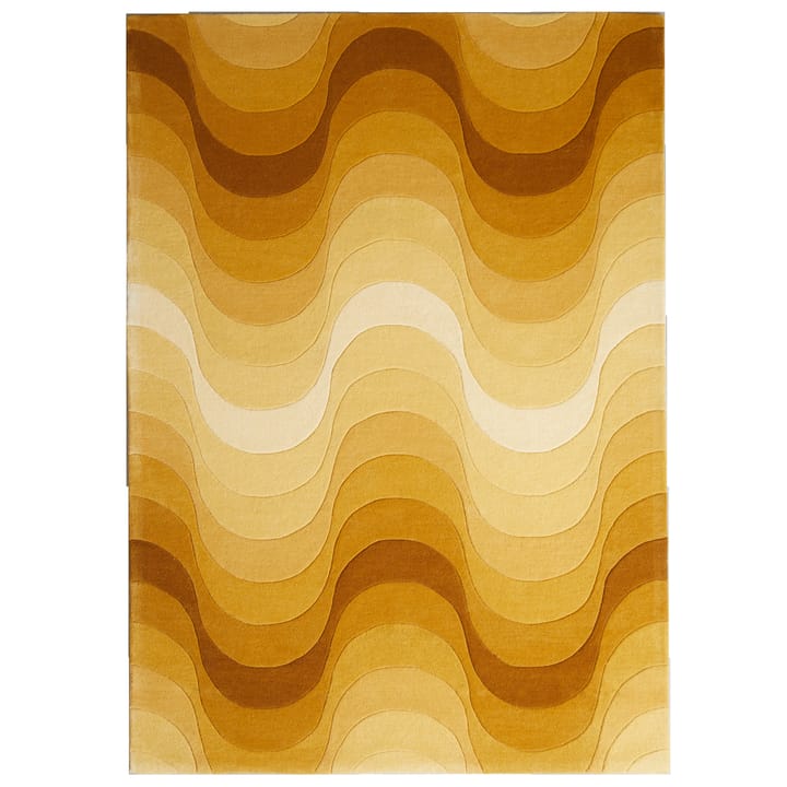 Wave χαλί 170x240 cm - Κίτρινο - Verpan