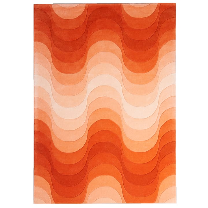 Wave χαλί 170x240 cm - Πορτοκαλί - Verpan