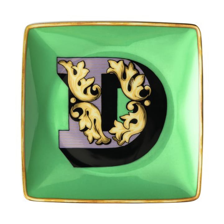 Versace Holiday Alphabet πιατάκι 12 cm - D - Versace