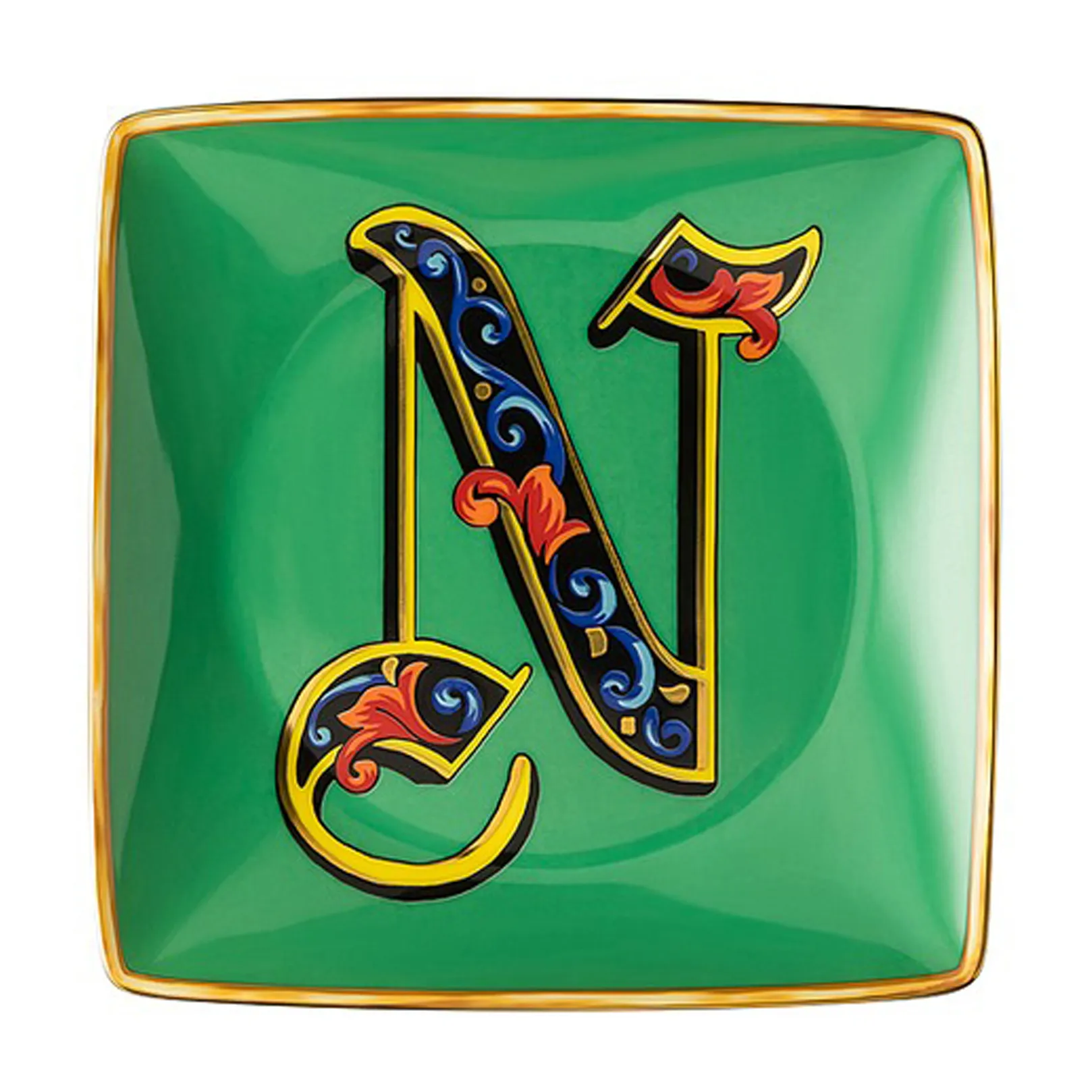 Versace Holiday Alphabet πιατάκι 12 cm, N Versace