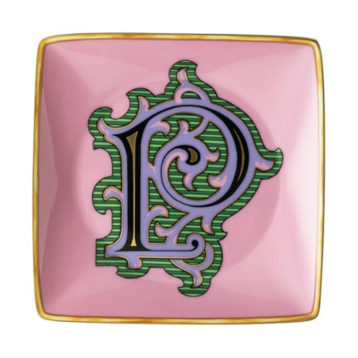 Versace Holiday Alphabet πιατάκι 12 cm - P - Versace