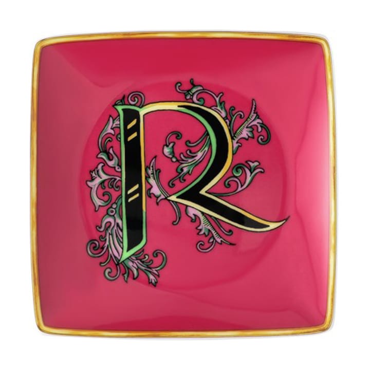 Versace Holiday Alphabet πιατάκι 12 cm - R - Versace