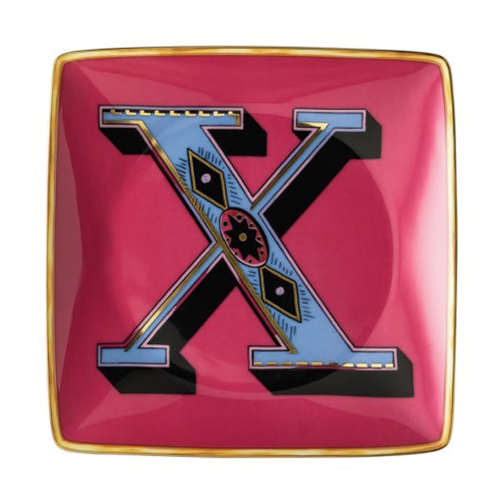 Versace Holiday Alphabet πιατάκι 12 cm - X - Versace