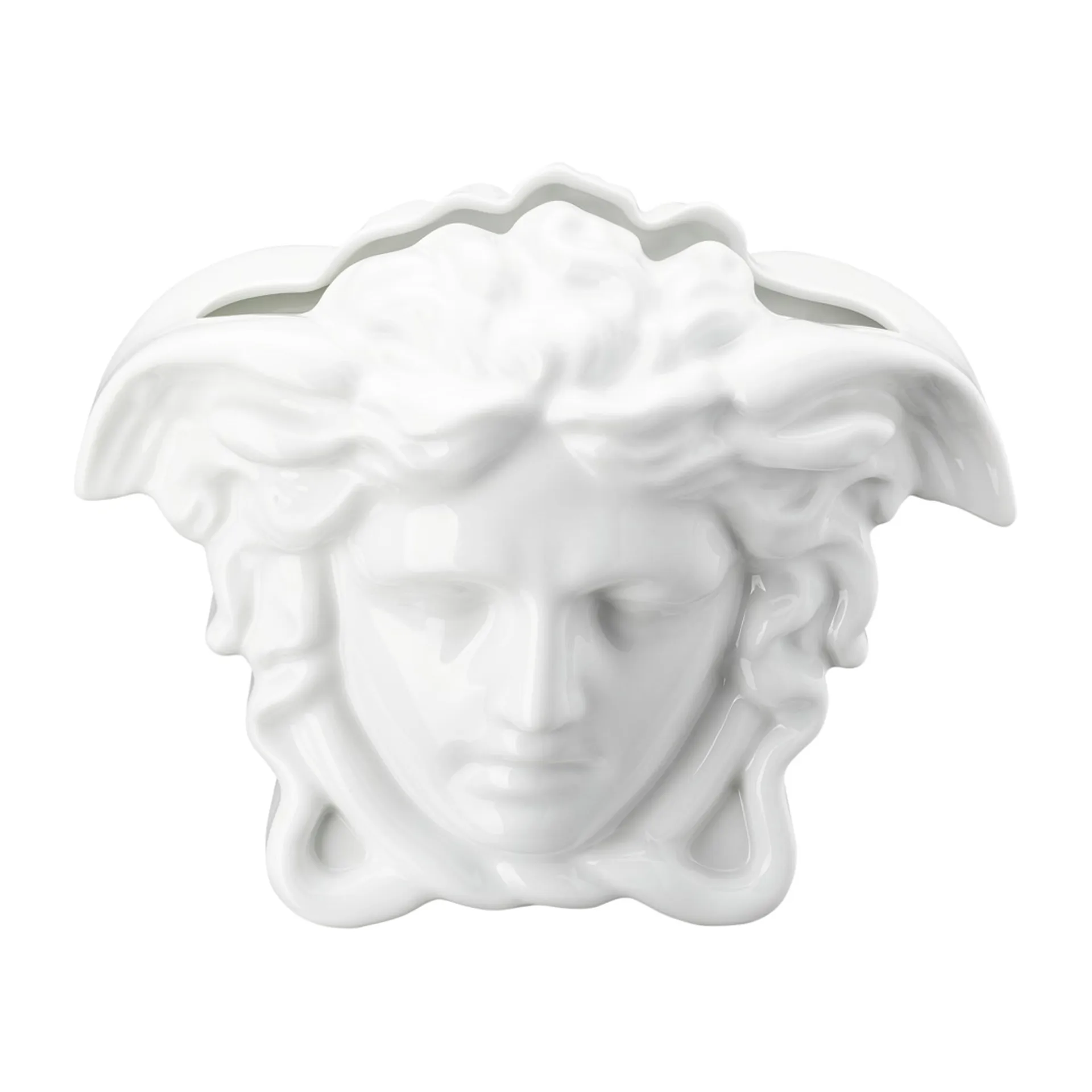 Βάζο Versace Medusa Grande 21 εκ, Λευκό Versace