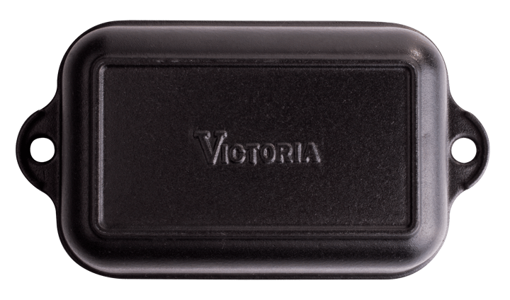 Πιατέλα φούρνου εμαγιέ 12x18 cm, Μάυρο Victoria