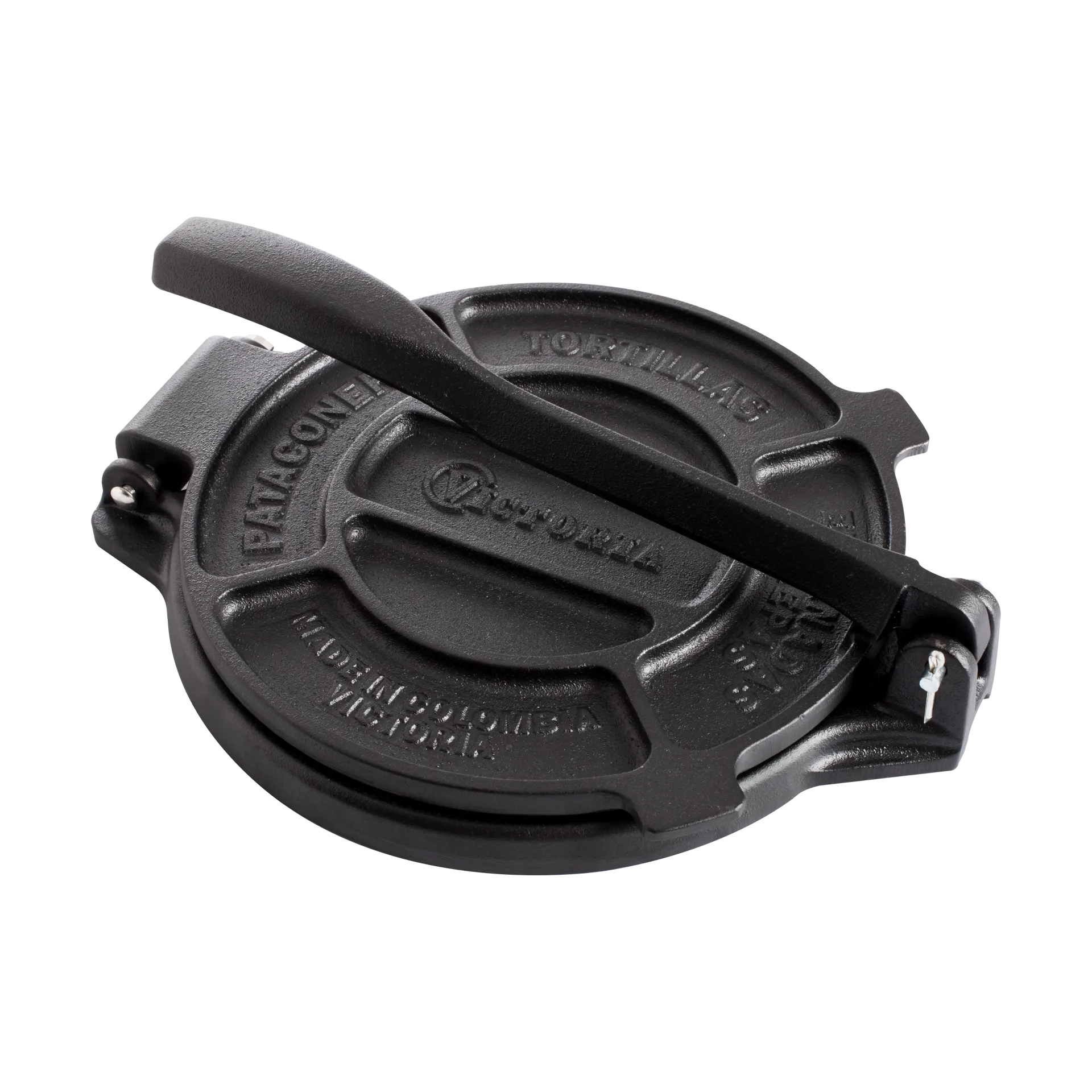 Πρέσα τορτίγιας από χυτοσίδηρο 20 cm, Μάυρο Victoria