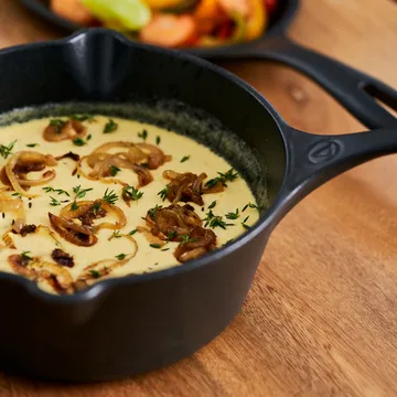 Χύτρα από χυτοσίδηρο Ø22 cm - Ματ μαύρο - Victoria