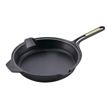 Τηγάνι μαντεμένιο Signature 30 cm - Μάυρο - Victoria