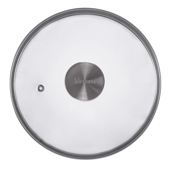 Γυάλινο καπάκι Victoria Ø16,5 cm, Ασήμι Victoria