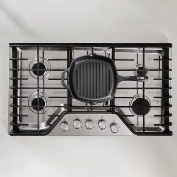 Victoria τετράγωνο τηγάνι γκριλ μαντεμένιο enameled - 44,1x28,4 εκ. - Victoria