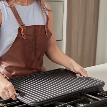Victoria ορθογώνιο τηγάνι-πλάκα enameled - 50x35 εκ. - Victoria