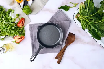 Victoria τηγάνι από χυτοσίδηρο pre-seasoned - Ø16 εκ. - Victoria