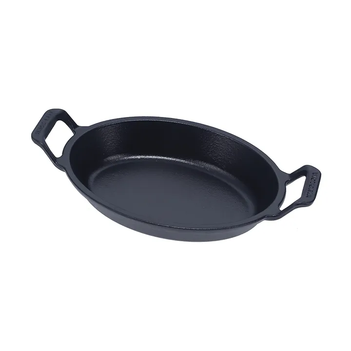 Victoria οβάλ γάστρα χυτοσίδηρη pre-seasoned - 27,1x15,5 εκ. - Victoria